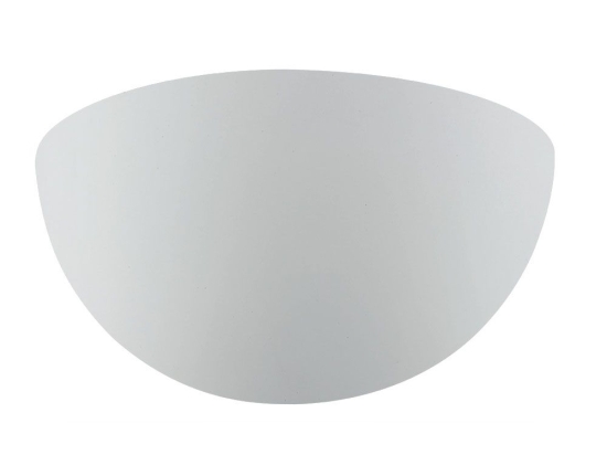 Φωτιστικό Τοίχου-Απλίκα Closed Ceramic 4088400 White Viokef Γύψος