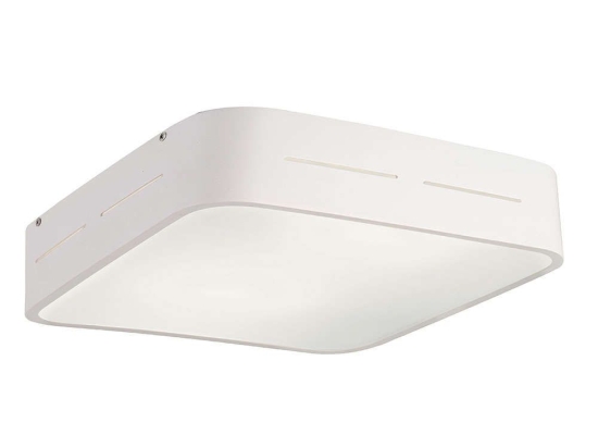 Φωτιστικό Οροφής - Πλαφονιέρα 380X380 Terry 4104300 White Viokef Αλουμίνιο,Γυαλί
