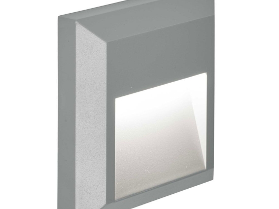 Φωτιστικό Τοίχου-Απλίκα Led Leros Plus 4137800 D125X125 Grey Viokef