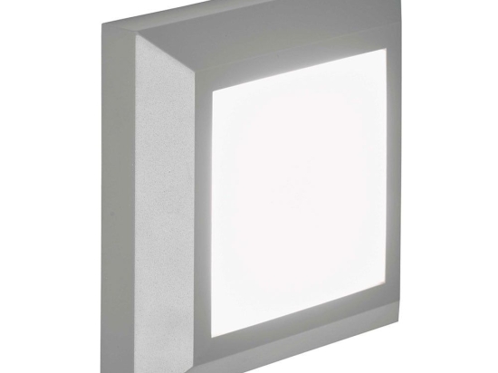Φωτιστικό Τοίχου-Απλίκα Led Leros Plus 4137900 D125X125 Grey Viokef