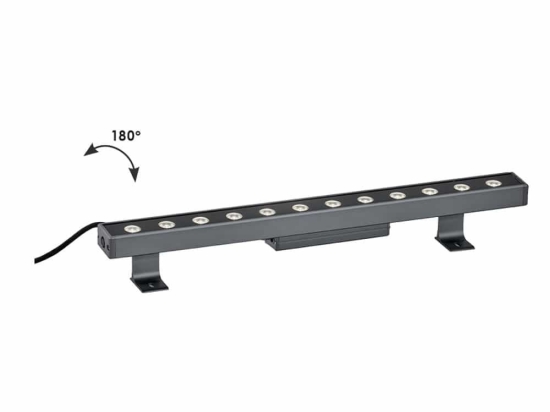 Προβολέας Γραμμικός Wall Washer Marvel 4187400 LED 7W 357Lm 300x6,3cm Dark Grey Viokef