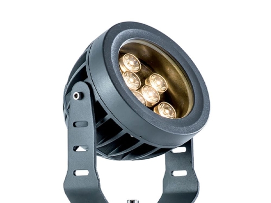 Προβολέας Led Δαπέδου Ermis 4205100 LED 10W 3000K 736Lm 13x19,5cm Dark Grey Viokef