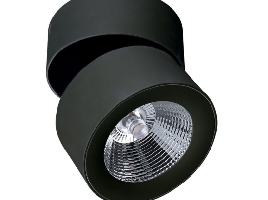 Φωτιστικό Οροφής - Σποτ Led Round Moris 4208301 Black Viokef Μέταλλο