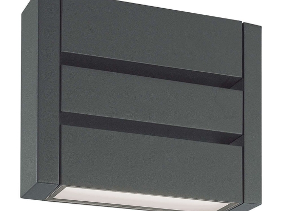 Φωτιστικό Τοίχου - Απλίκα Delos 4256700 L:179XH:154 Anthracite Viokef