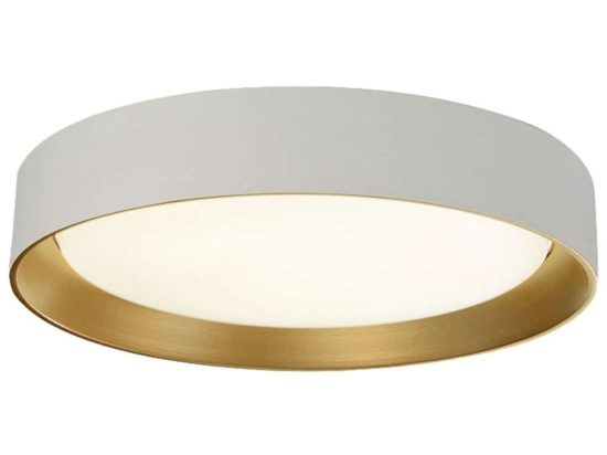 Φωτιστικό Οροφής - Πλαφονιέρα Spirit 4271100 35x7,4cm Led 1800W 24W 3000K White Viokef Αλουμίνιο,Ακρυλικό