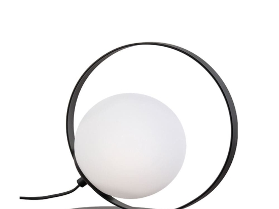 Επιτραπέζιο Φωτιστικό Bubble 3100100 E14 CFL/LED MAX 7W 25x25,5cm Black Viokef