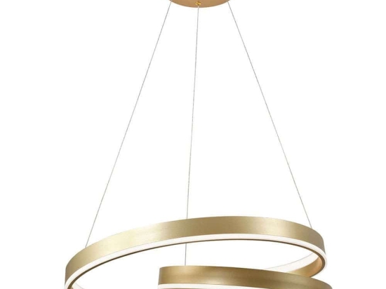 Φωτιστικό Οροφής Capri 4291301 Φ60x120cm Led 1726lm 59W 3000K Gold Viokef
