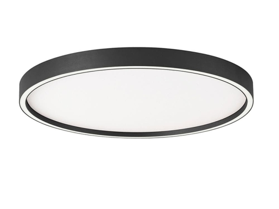 Φωτιστικό Οροφής - Πλαφονιέρα Vanessa 4292800 LED 38W 3000K/4000K 1530Lm 50x5cm Black Viokef