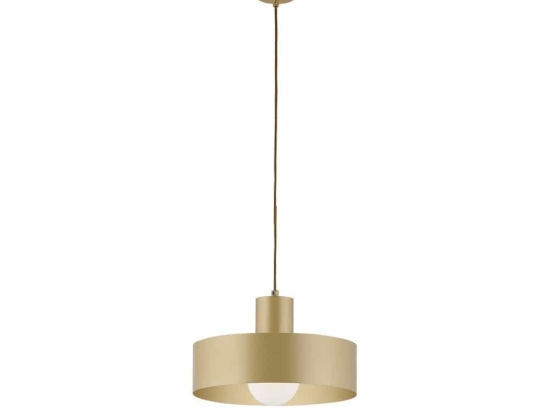 Φωτιστικό Οροφής Κρεμαστό Norton 4184902 E27 1xMAX 60W 25x180cm Gold Viokef