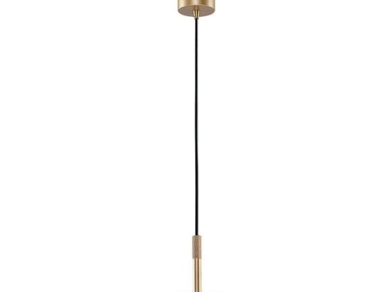 Φωτιστικό Οροφής Don 4300301 Φ20x200cm Led 1682lm 24W 3000K Black-Gold Viokef