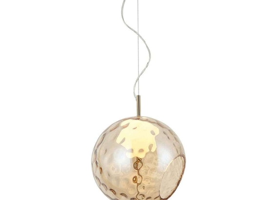 Φωτιστικό Οροφής Dalia 4302701 Φ30x150cm Led 683lm 7W 3000K Honey-Gold Viokef