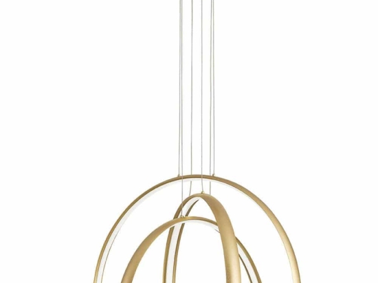 Φωτιστικό Οροφής Megan 4303200 60x150cm Led 2529lm 41W 3000K Gold Viokef