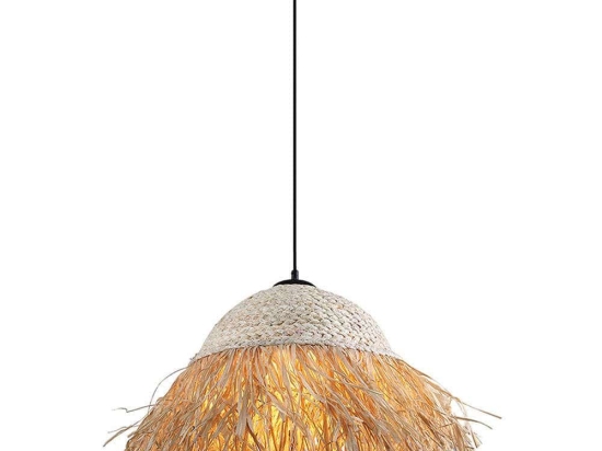 Φωτιστικό Οροφής Lilo 4305500 Φ42x150cm 1xE27 40W Natural Viokef