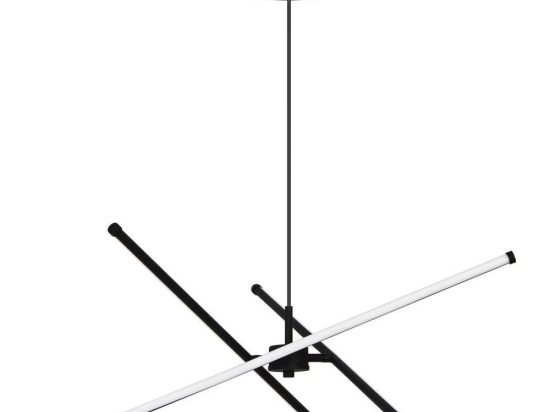Φωτιστικό Οροφής Sandy 4307000 60x150cm Led 2550lm 30W 3000K Black Viokef