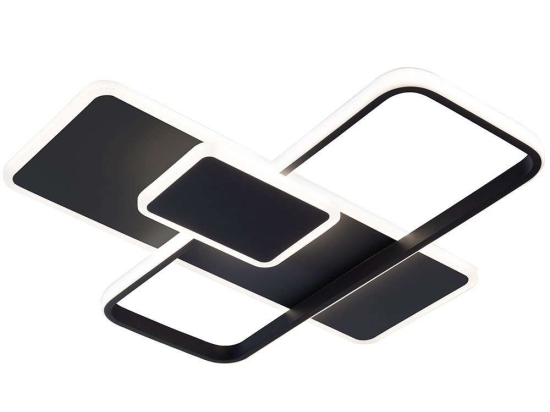 Φωτιστικό Οροφής - Πλαφονιέρα Brenda 4316400 52x6,5cm Led 1964lm 42W 3000K Black Viokef