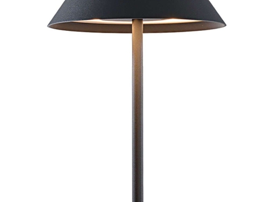 Φωτιστικό Επιτραπέζιο Leona 4317000 20x27,5cm Dim Led 700lm 12W 3000K Black Viokef