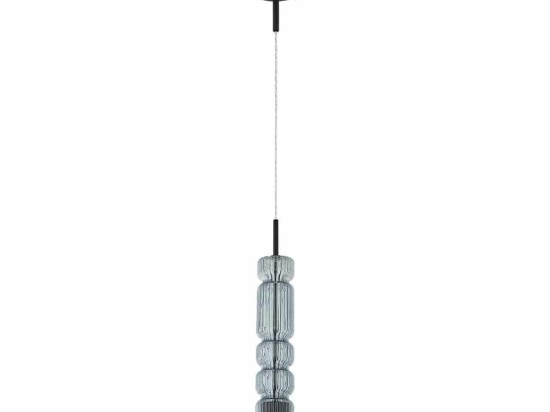 Φωτιστικό Οροφής Κρεμαστό Nikita 4318902 GU10 LED 1xMax 25W 8x150cm Blue Viokef
