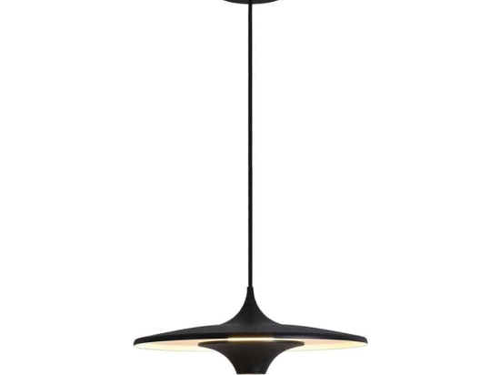 Φωτιστικό Οροφής Κρεμαστό Rene 4319501 LED 19W 512Lm 42x190cm Black Viokef