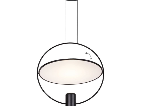 Φωτιστικό Οροφής Κρεμαστό Kruz 4319700 GU10 2xMax 40W 60x250cm Black Viokef