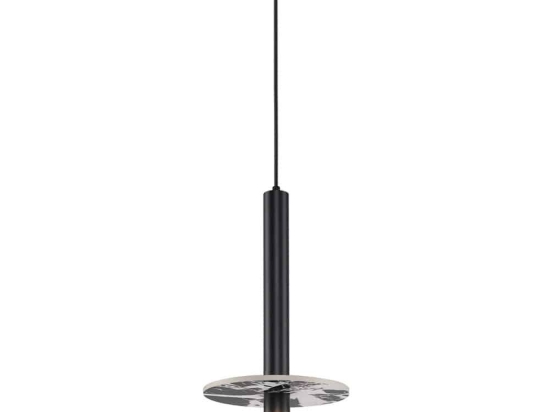 Φωτιστικό Οροφής Κρεμαστό Leandros 4320100 LED 8W 406Lm 22,5x150cm Black Viokef