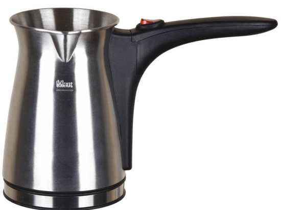 Μπρίκι Ηλεκτρικό K-803354 400ml 800W Silver-Black Ankor Μέταλλο,Πλαστικό