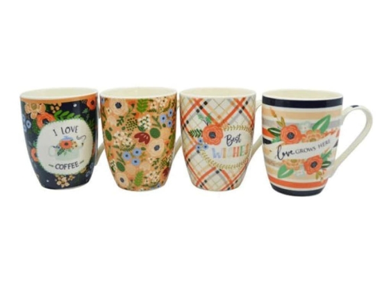 Κούπα 817726 340ml Multi Ankor Πορσελάνη
