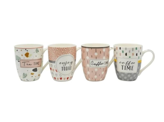 Κούπα Coffee Time 827480 340ml Multi Ankor Πορσελάνη