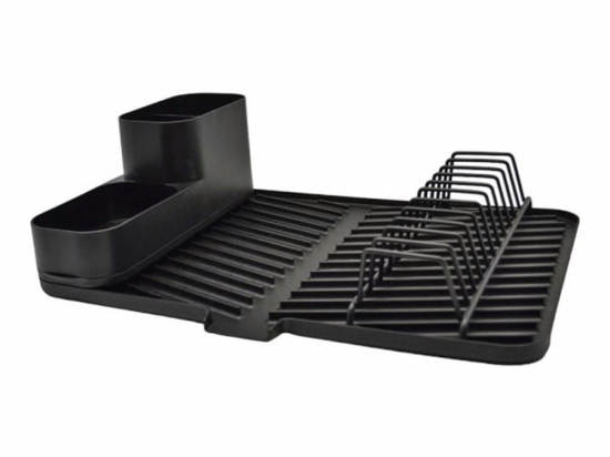 Πιατοθήκη 829934 42,5x29x12cm Black Ankor Μέταλλο,Πλαστικό