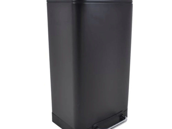 Κάδος Απορριμμάτων Soft Close 12Lt 830374 27x17x39cm Black Ankor Μέταλλο