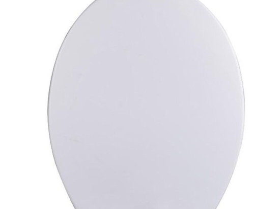 Καπάκι Λεκάνης Soft Close 830992 36,8x43cm White-Inox Ankor Πολυπροπυλένιο