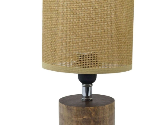 Φωτιστικό Επιτραπέζιο 833542 17x17x28cm E14 40W Brown-Beige Ankor