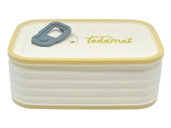 Φαγητοδοχείο 833962 15,5x10,8x5,3cm 580ml White-Beige Ankor Πλαστικό