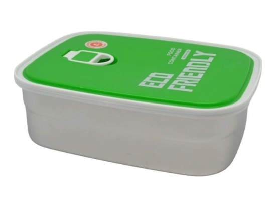 Φαγητοδοχείο 834112 17,5x12,5x5,3cm 680ml White-Green Ankor Ανοξείδωτο Ατσάλι