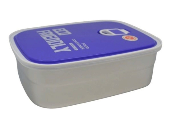 Φαγητοδοχείο 834129 19,5x14,8x6,5cm 1,1Lt White-Purple Ankor Ανοξείδωτο Ατσάλι