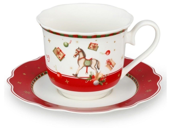 Φλυτζάνι Τσαγιού Santa (Σετ 2Τμχ) 760046 250ml Multi Marva