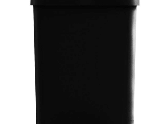 Κάδος Απορριμμάτων Tafline Soft Close 8961 37x24x54cm 38lt Black Viopsyctr Recycled