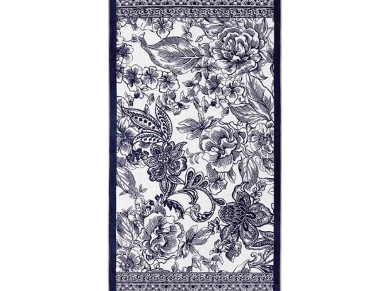Πετσέτα Θαλάσσης Capodimonte Blue Bassetti Θαλάσσης 90x180cm 100% Βαμβάκι