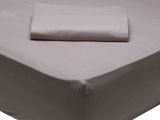 Σεντόνι 1003 Best Colors Wenge Das Home Μονό 170x260cm Χωρίς Λάστιχο 100% Βαμβάκι