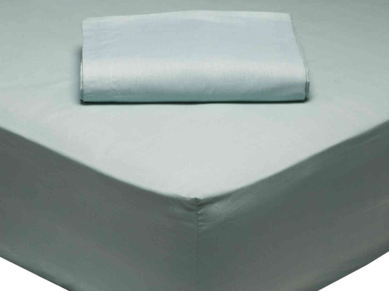 Σεντόνι 1013 Best Colors Mint Das Home Μονό 170x260cm Χωρίς Λάστιχο 100% Βαμβάκι