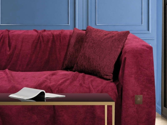 Ριχτάρι 2735 Bordo Greenwich Polo Club Τριθέσιο 180x300cm Chenille