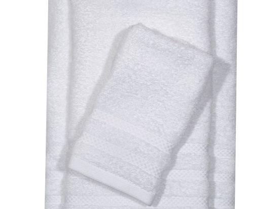 Πετσέτα 1230 Happy White Das Home Χεριών 30x50cm 100% Βαμβάκι