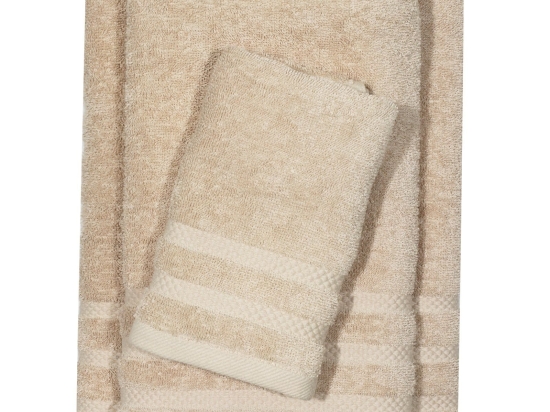 Πετσέτα 1231 Happy Beige Das Home Χεριών 30x50cm 100% Βαμβάκι