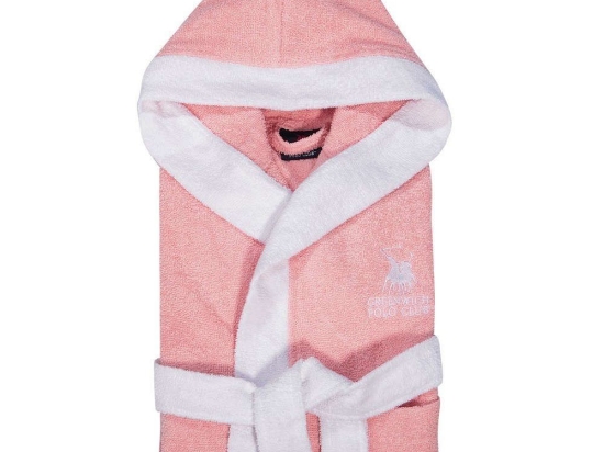 Μπουρνούζι Παιδικό 8602 Pink Greenwich Polo Club
