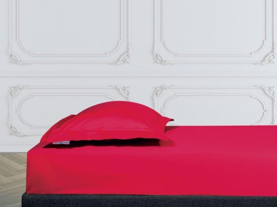 Σεντόνι 2260 Με Λάστιχο Red Greenwich Polo Club Υπέρδιπλo 160x235cm 100% Βαμβακοσατέν
