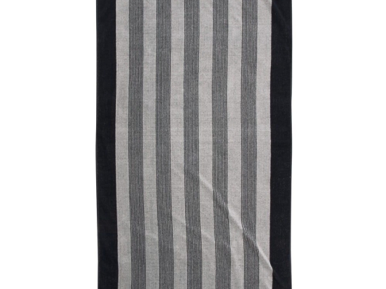 Πετσέτα Θαλάσσης 3886 Black-Ecru Greenwich Polo Club Θαλάσσης 90x170cm 100% Βαμβάκι