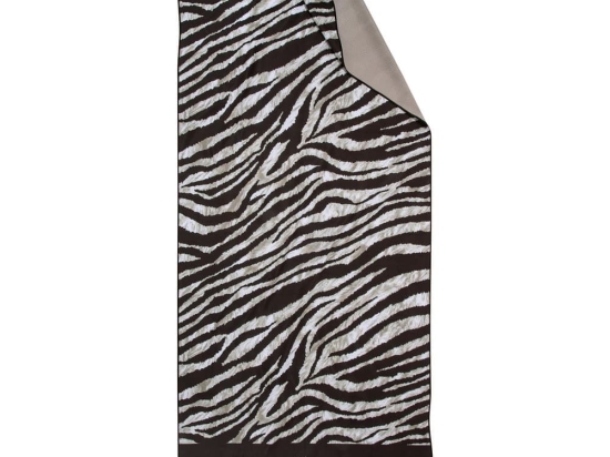 Πετσέτα Θαλάσσης 3876 Black-Ecru Greenwich Polo Club Θαλάσσης 80x170cm Microfiber