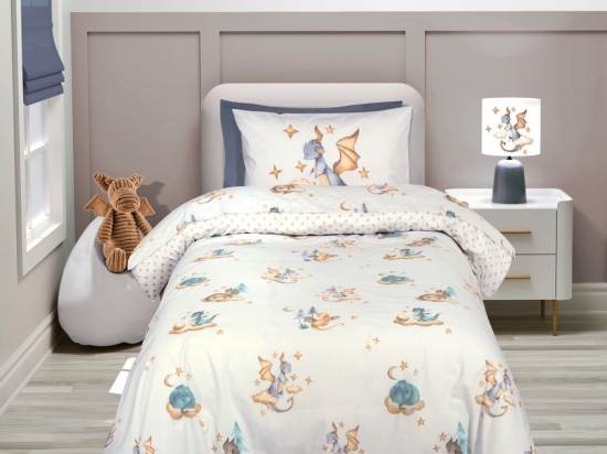 Σεντόνια Παιδικά 8840 (Σετ 3τμχ) White-Beige Greenwich Polo Club 170x240cm Βαμβάκι-Πολυέστερ
