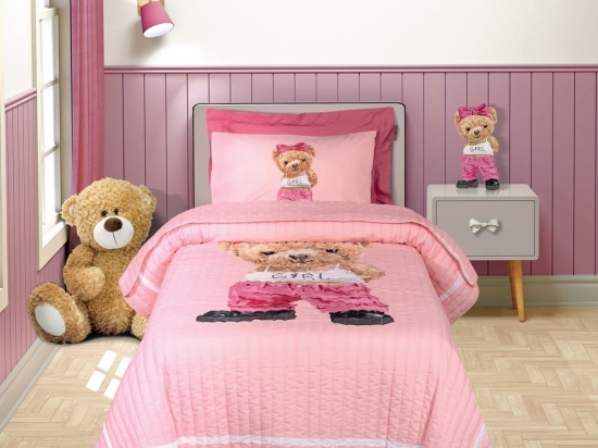 Κουβερλί Παιδικό 8839 Pink-Beige Greenwich Polo Club 160x220cm Microfiber