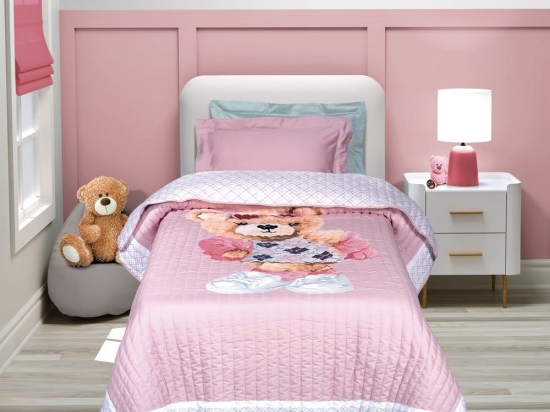 Κουβερλί Παιδικό 8843 Pink-Beige Greenwich Polo Club 160x220cm Microfiber
