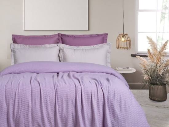 Κουβέρτα 0490 Lila Das Home Μονό 160x240cm Βαμβάκι-Πολυέστερ